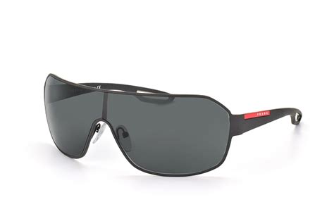 prada linea rossa ps 52qs dg0 1a1|Prada Linea Rossa Grey Shield Men's Sunglasses PS .